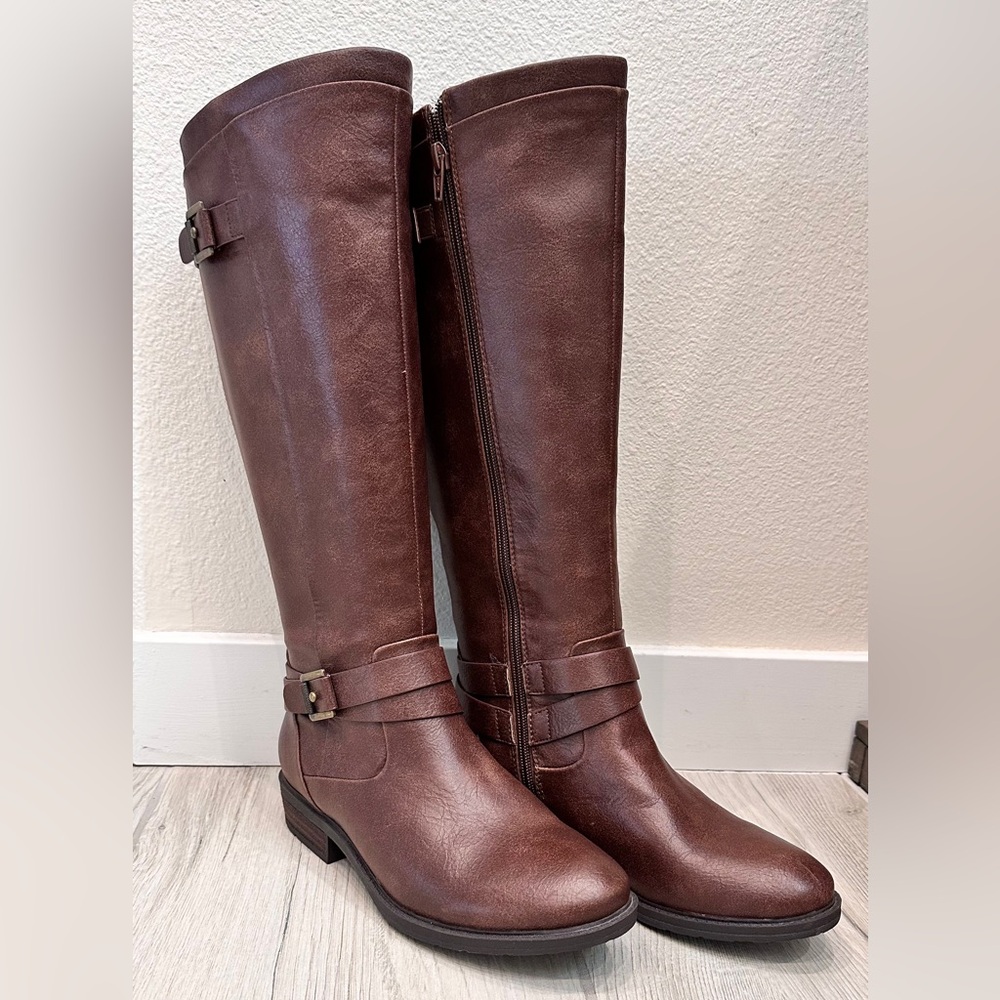 Brown Knee High Boots 6.5